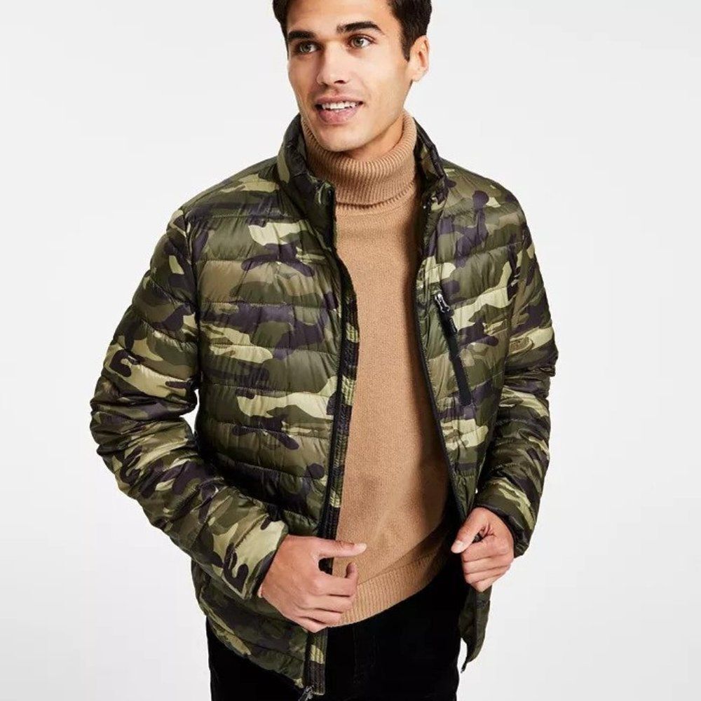 Club Room Men's Quilted Packable Puffer Jacket